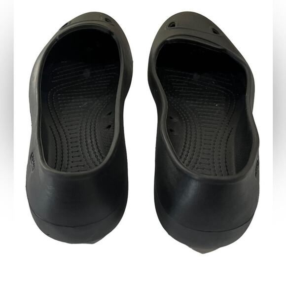CROCS Flat Black Kadee Ballet Shoe Womens Size 8 Simple Lightweight Basic Casual - Picture 5 of 6